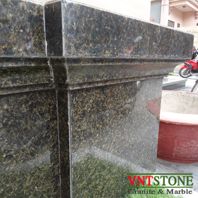 Đá ốp mặt tường | Ốp mặt tường đá granite Xanh Brazil | Đá ốp tường