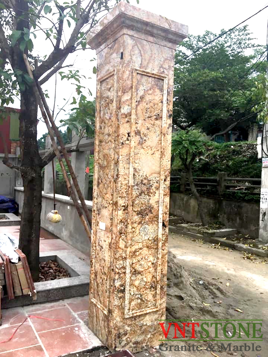 Đá Granite Solarius Ốp Cột | Ốp Cột Đá Tự Nhiên | Đá Hoa Cương Ốp Cột